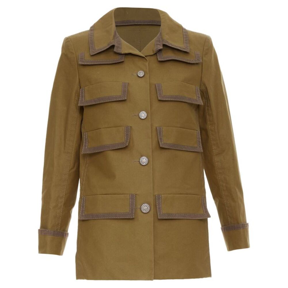 Chanel multipocket bronze cotton safari jacket